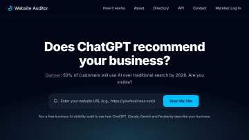 顾客问 ChatGPT 时会不会看到你?Website Auditor 用 32 次提问查一遍