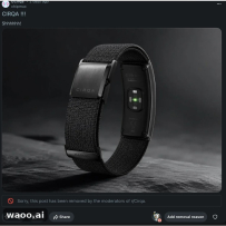 Garmin CIRQA曝新料：无屏手环要测情绪压力，Whoop慌了？