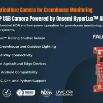 5MP免驱摄像头能省多少电？Vadzo Falcon-544CRS专为温室监控打造
