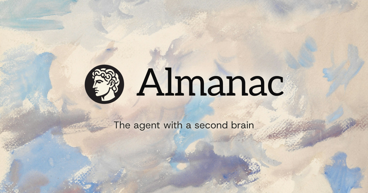 公司资料散在聊天和邮件里？Almanac 先整理成工作手册，再让 AI 接着做事