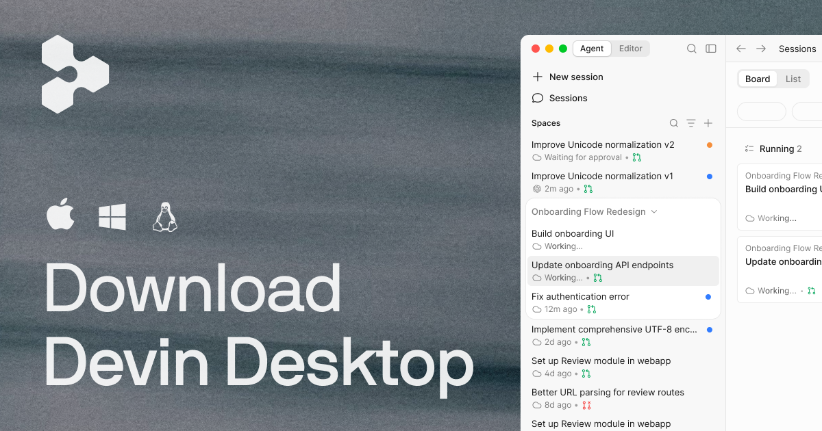 Devin Desktop:把多个 AI 编程助手装进一个编辑器